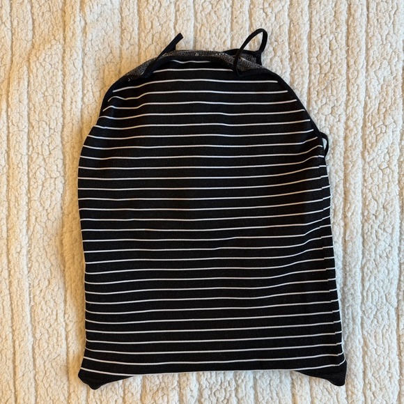 Free People Movement Yoga Activewear Cami Stripes Fitted Tank Top Black M/L - Picture 4 of 4